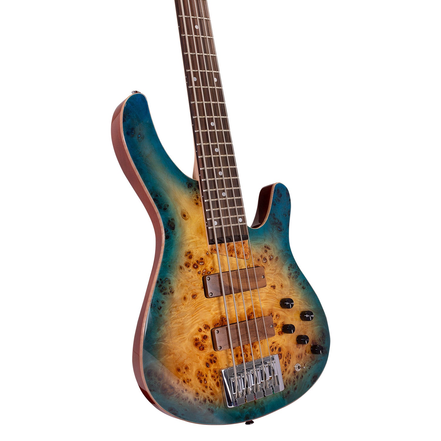 Babilon Master V Five Strings Electric Bass in Blue-Electric Bass-Babilon-Hermes Music